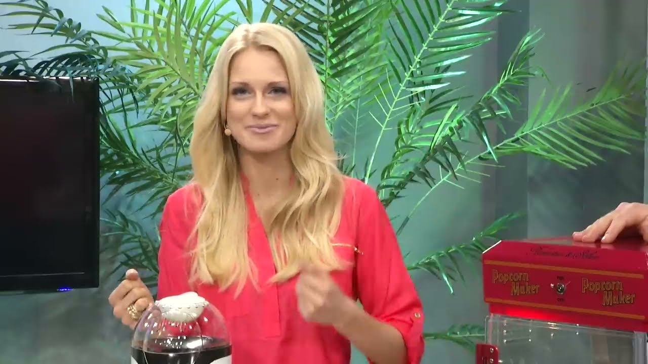 Popcorn selber machen mit Anne-Kathrin Kosch! Popcorn-Maschine für Zuhause ⁨@PEARL TV