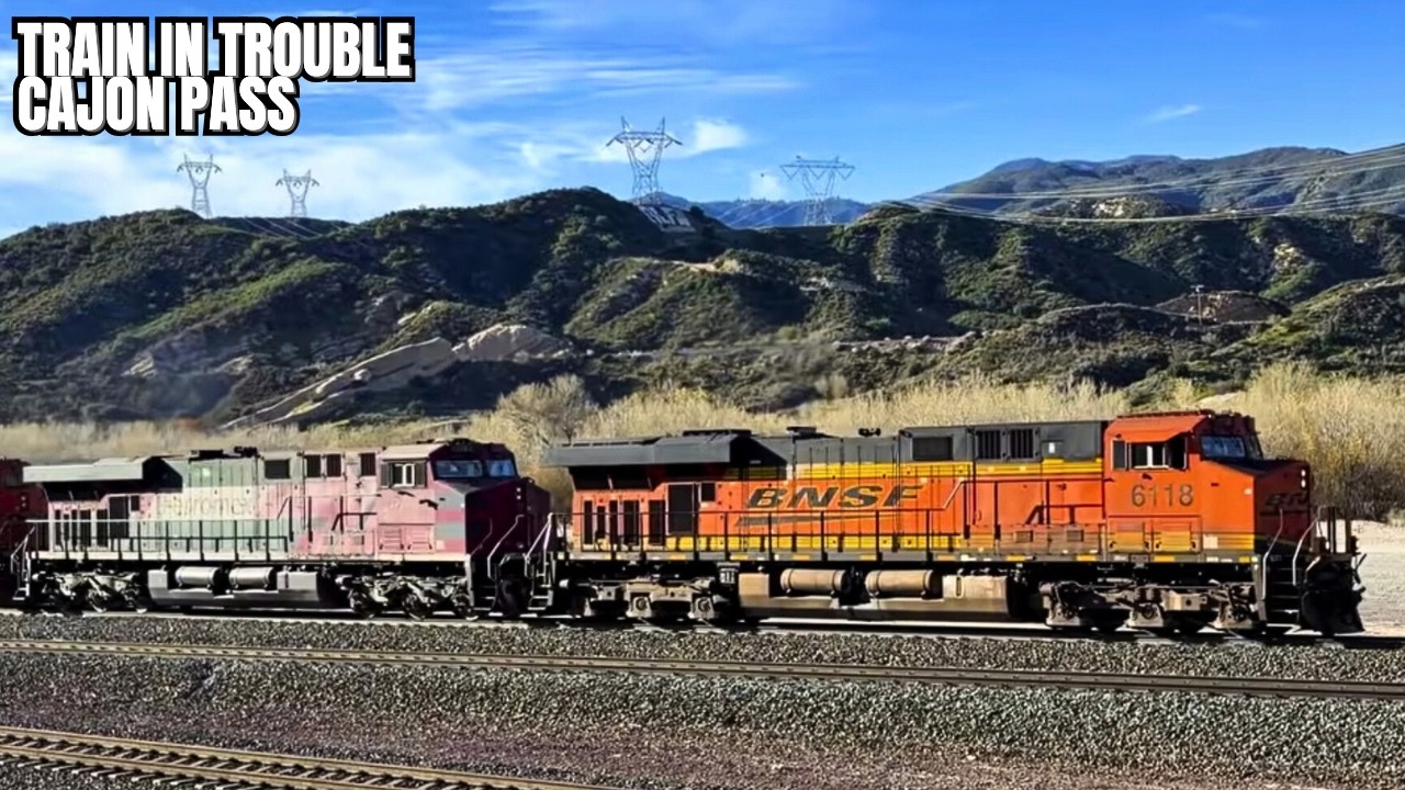 Train in Trouble — Power Issues, Slack Pop, and Security Response on Cajon Pass