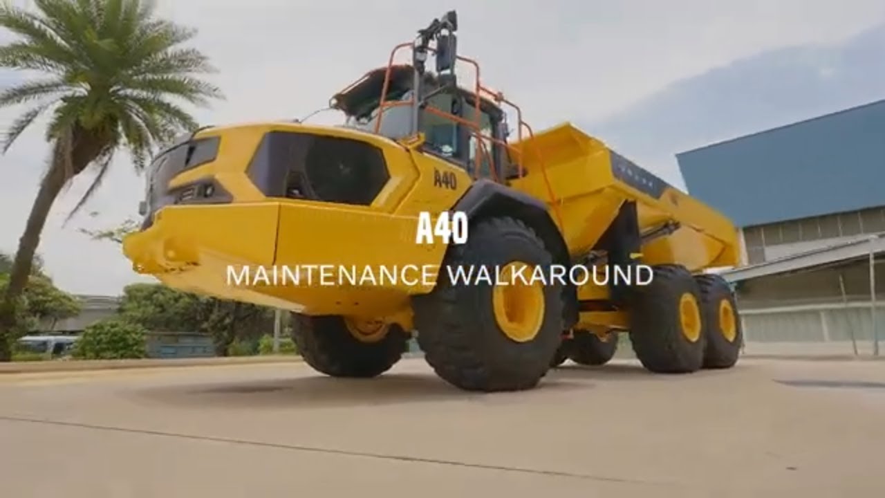 Volvo Articulated Hauler A40: Maintenance Walkaround
