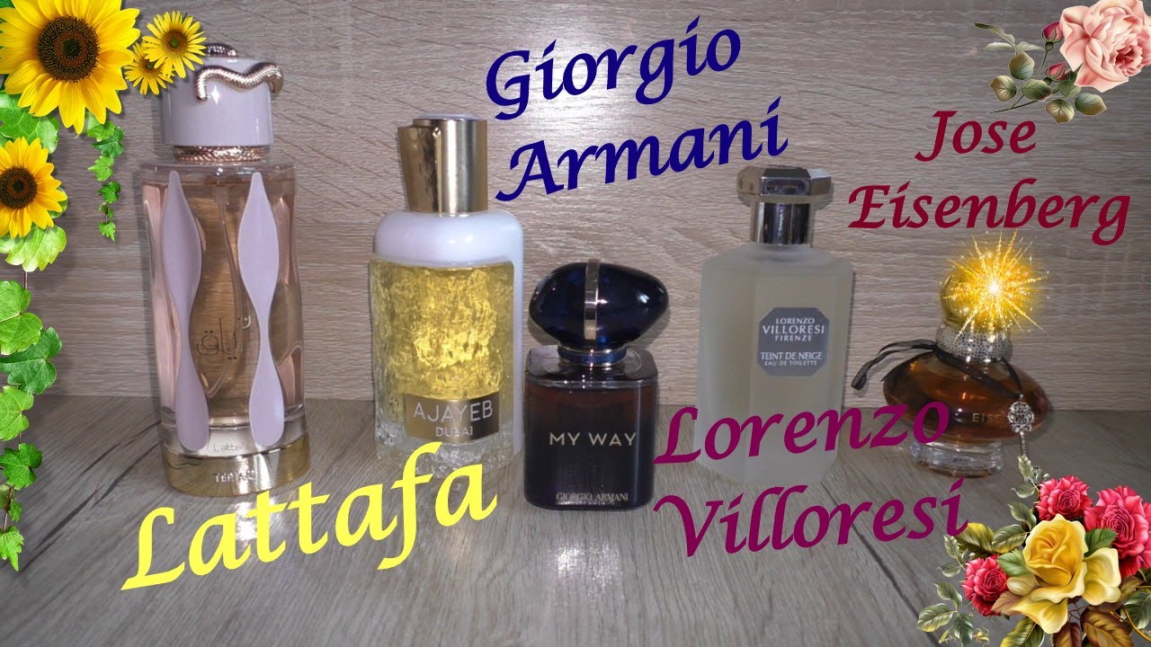 АРОМАТы вкусные и благородные🥰Giorgio Armani/Lorenzo Villoresi/Jose Eisenberg/Lattafa Perfumes🧁🍰🍹🌹🌿🥭
