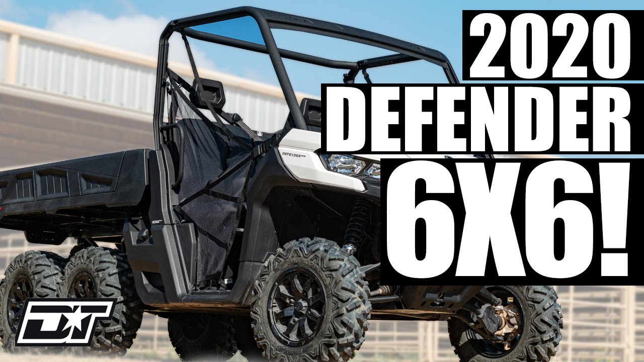 2020 Can-Am Defender 6X6 DPS Walk Around & First Impressions