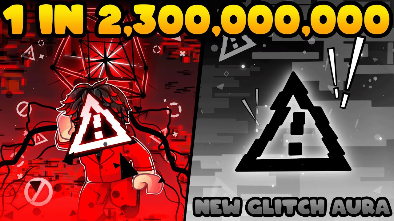 I ROLLED A 1 IN 2,300,000,000 GLITCH BIOME AURA! RAREST AURA IN IDK RNG?!