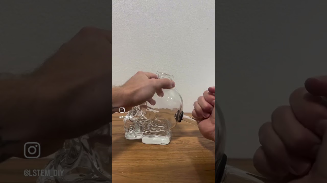 Skull Bong Tutorial (L-stem bong kit)