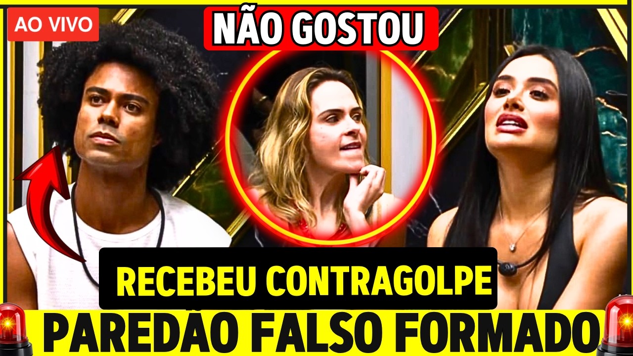 🔴 BBB26 AO VIVO: FORMAÇÃO DE PAREDÃO FALSO AO VIVO