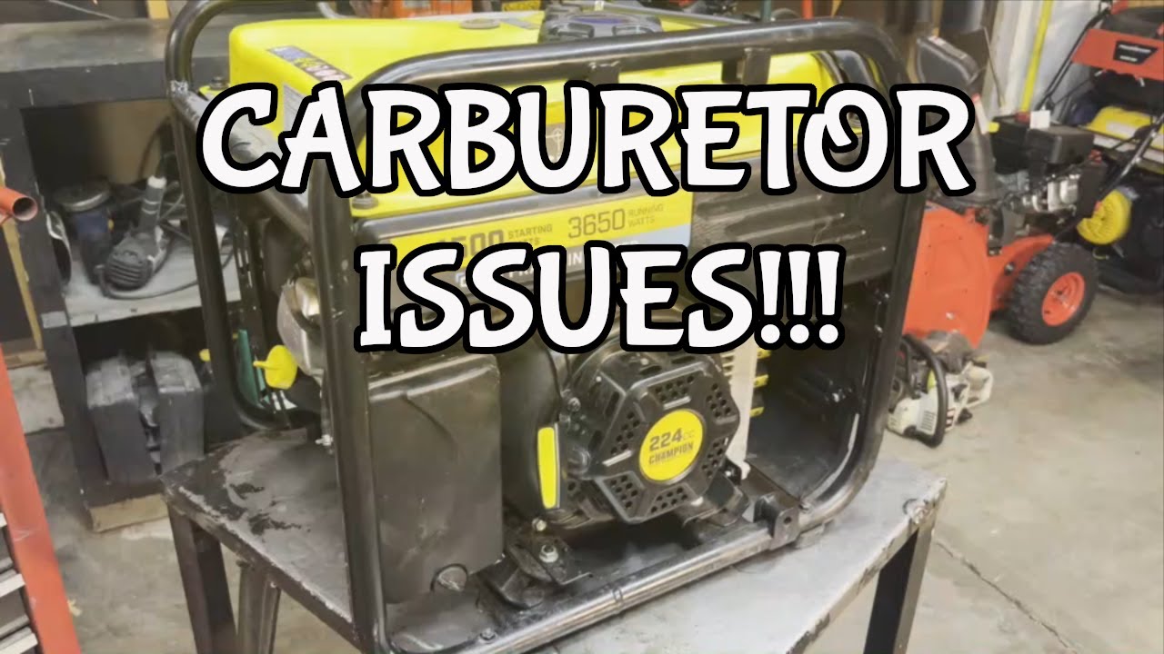 Champion Generator Won't Start