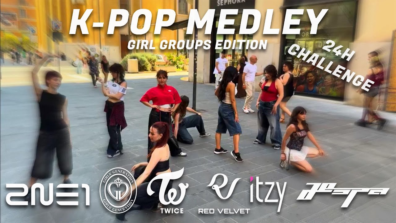 [KPOP IN PUBLIC] ALL-GEN KPOP MEDLEY [2NE1, TWICE, REDVELVET, ITZY, AESPA] | EMPIRIA CREW, Italy