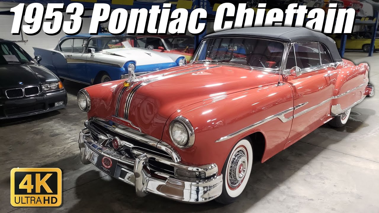 1953 Pontiac Chieftain Convertible For Sale Vanguard Motor Sales #1330 [4K]