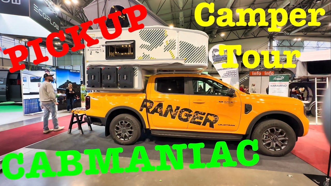 CABMANIAC BASECAB  pickup camper pro off-road dobrodruhy kompletní prohlídka na Caravaning Brno 2025