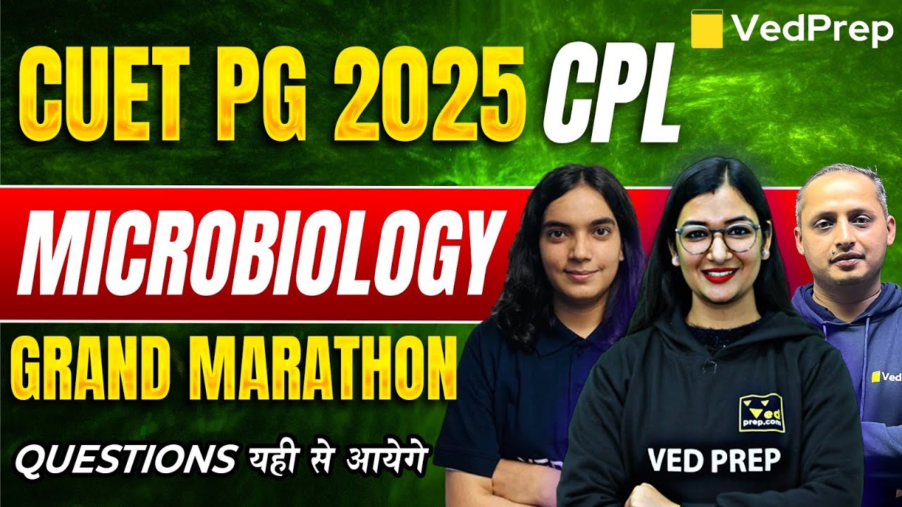 🔥CUET PG Microbiology Marathon Class 2025 | CUET PG 2025 Microbiology Most Expected Questions