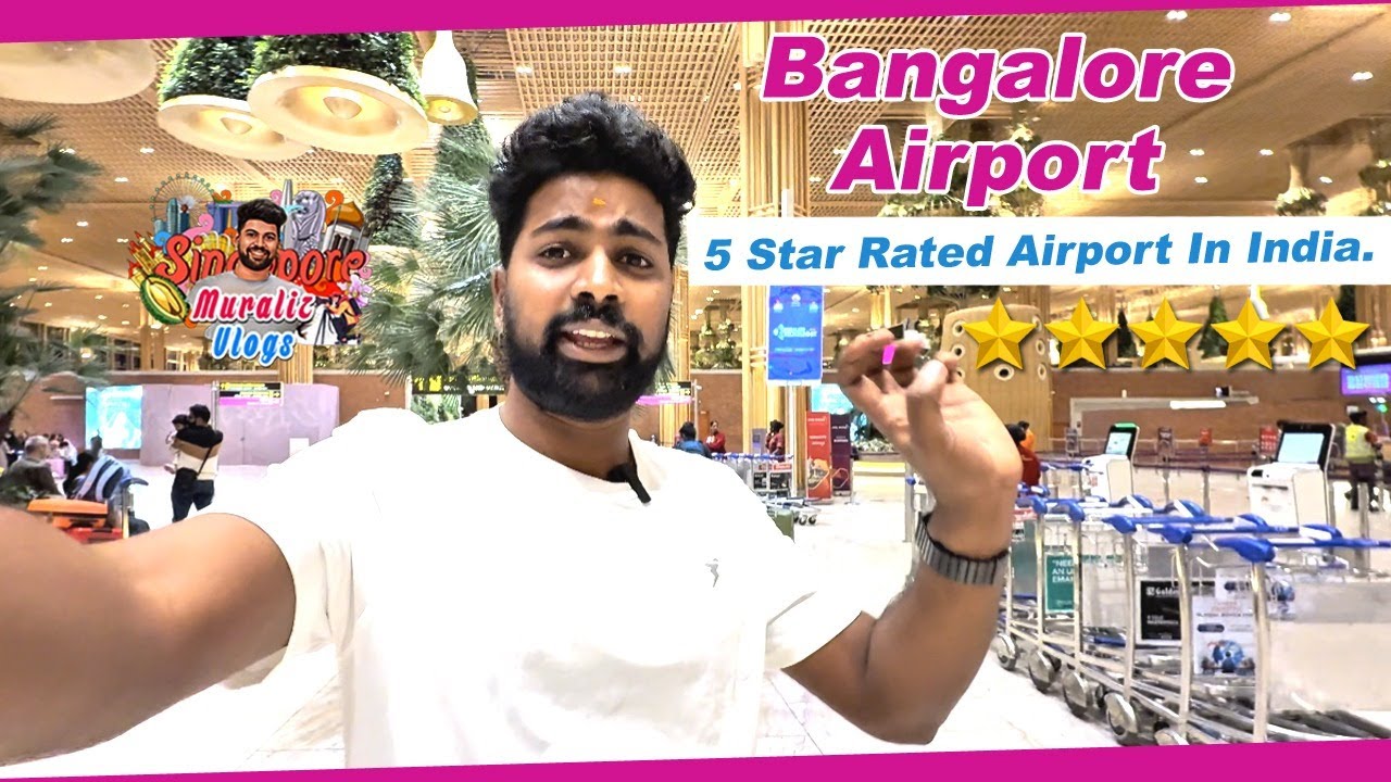 Is This India’s Best Airport? 🇮🇳 Bangalore Terminal 2 Full Tour (5-Star Rated)