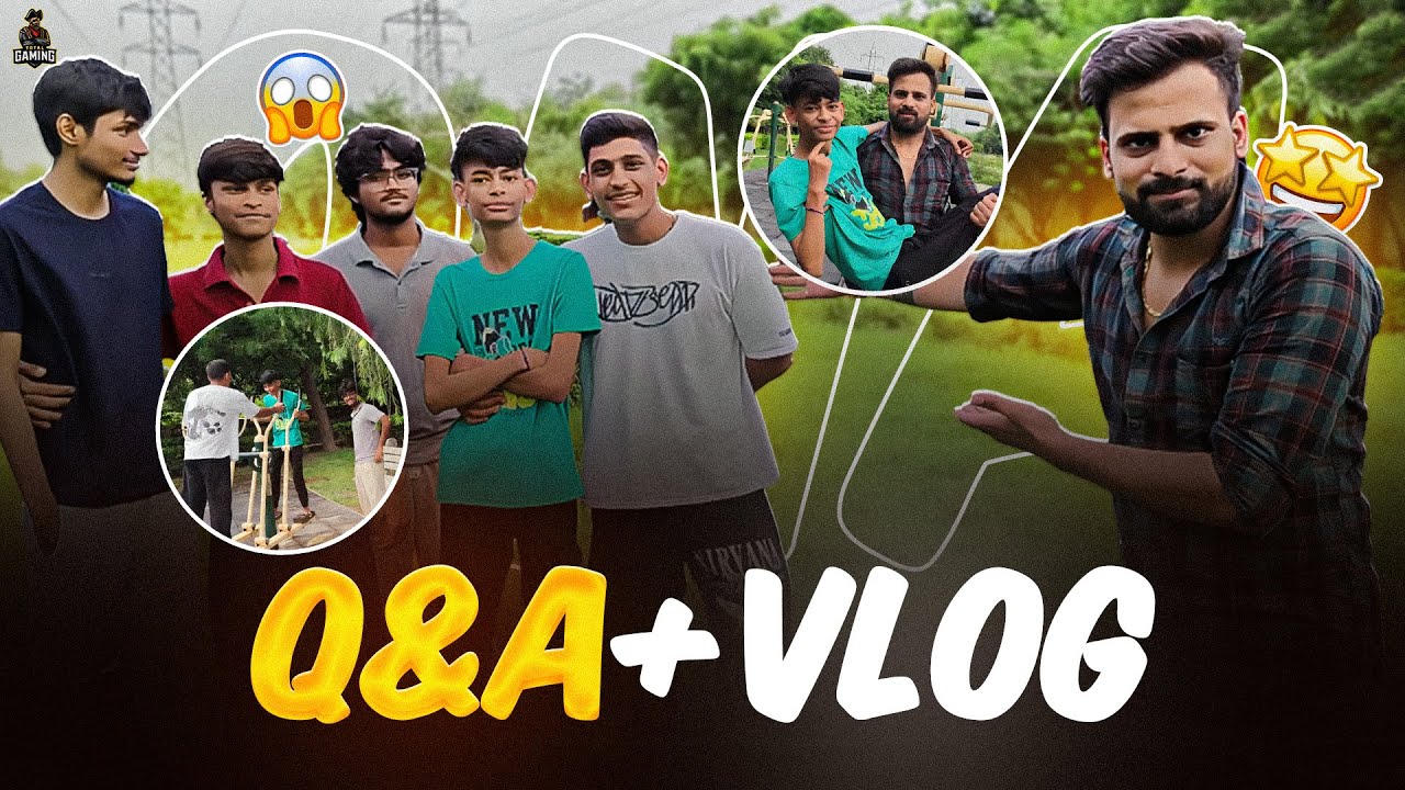 VLOG-43 | QNA video with TOTAL GAMING ESPORTS | TG FOZYAJAY | #vlog #freefireindiatournament