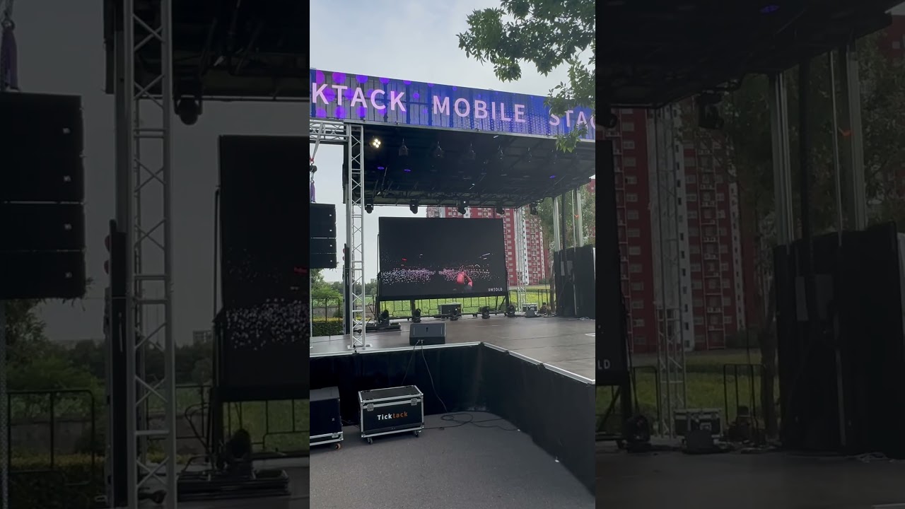 Ticktack Mobile stage truck TL60 #event #party #stage #mobilestage #stagesetup #concertstage #show