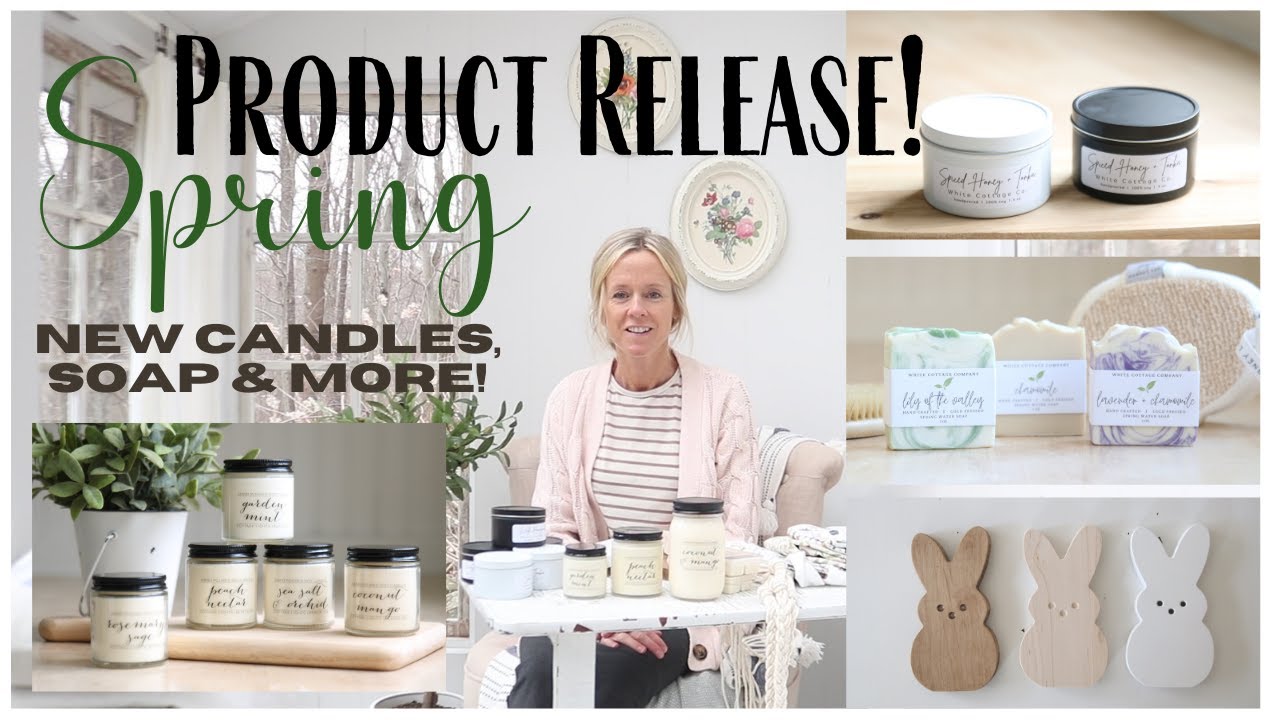 Spring Product Release ~ New Products on Etsy! ~ Handmade Soap ~ New Soy Candles