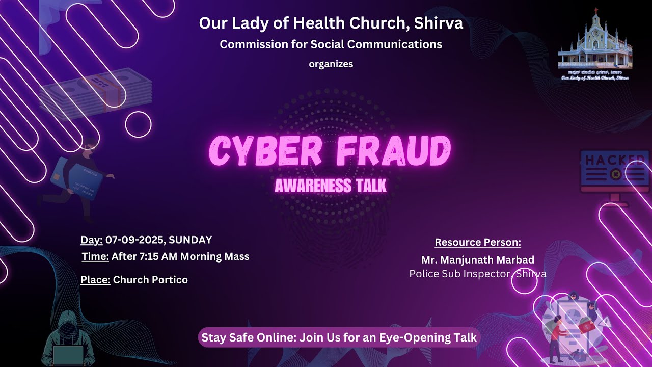 Cyber Fraud | Awareness Talk | Our Lady of Health Church | Shirva
