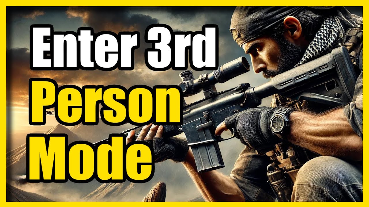 How to Enter the 3rd Person MODE in COD Black Ops 6 (Easy Tutorial)