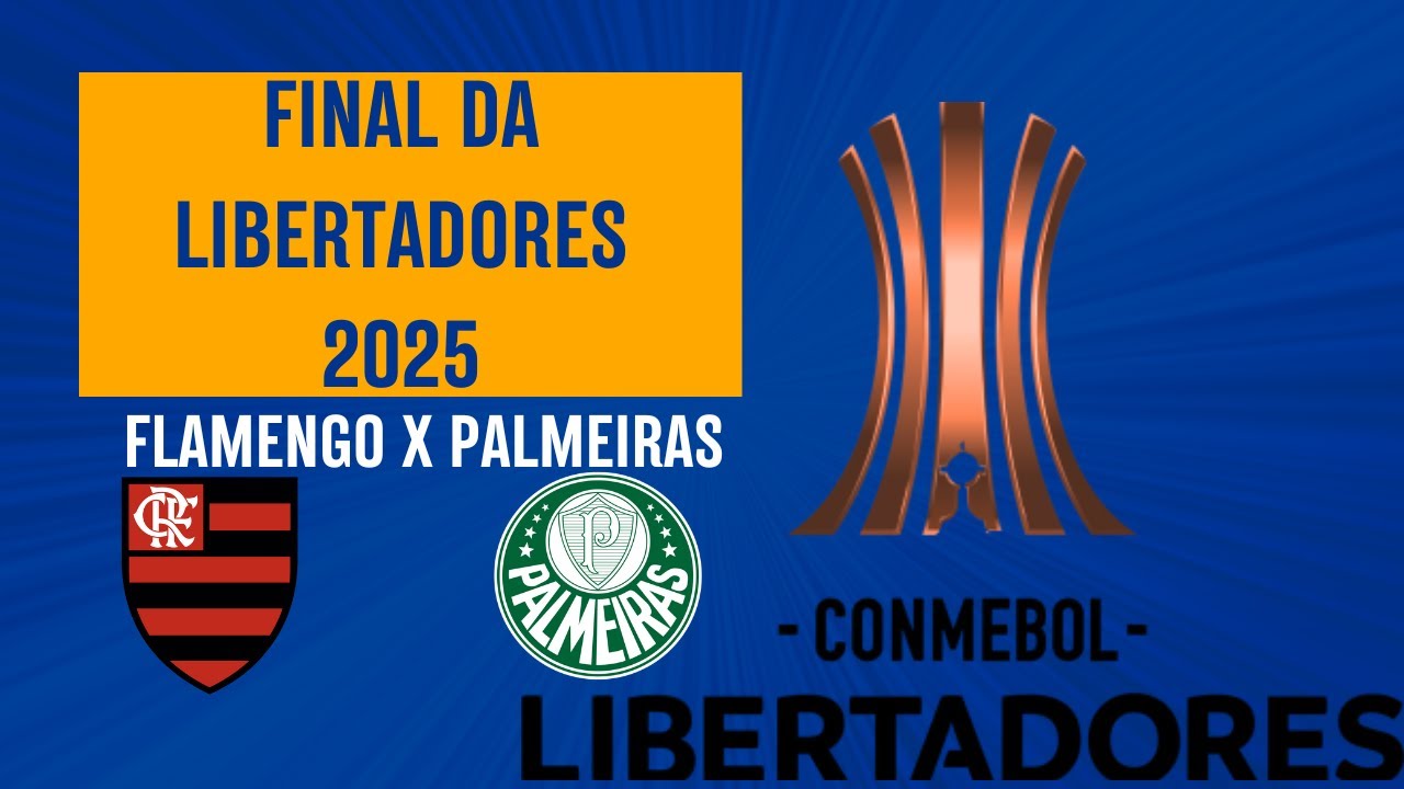final da libertadores 2025 flamengo x palmeiras.  1° versão
