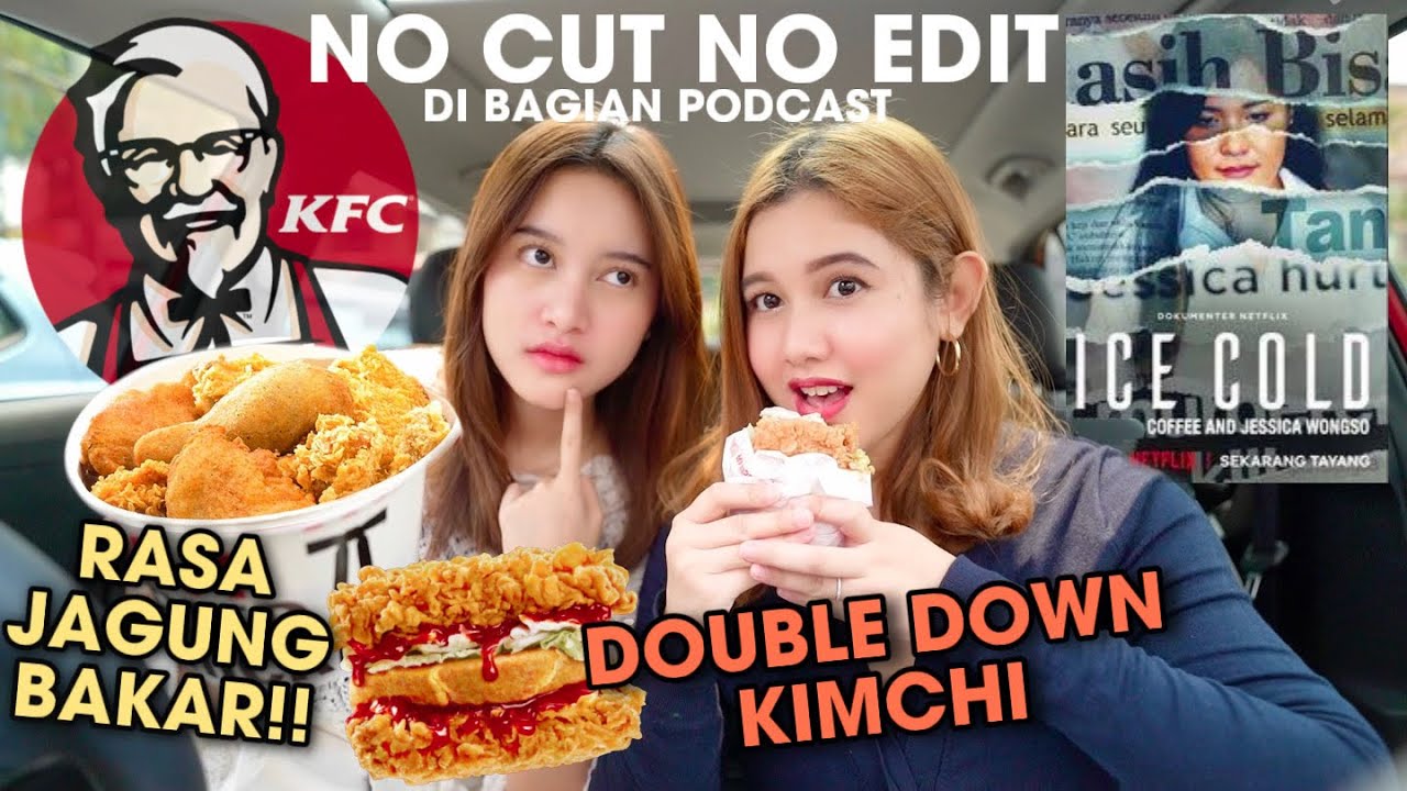 DRIVE THRU KFC DOUBLE DOWN SAMBIL BAHAS ICE COLD!!
