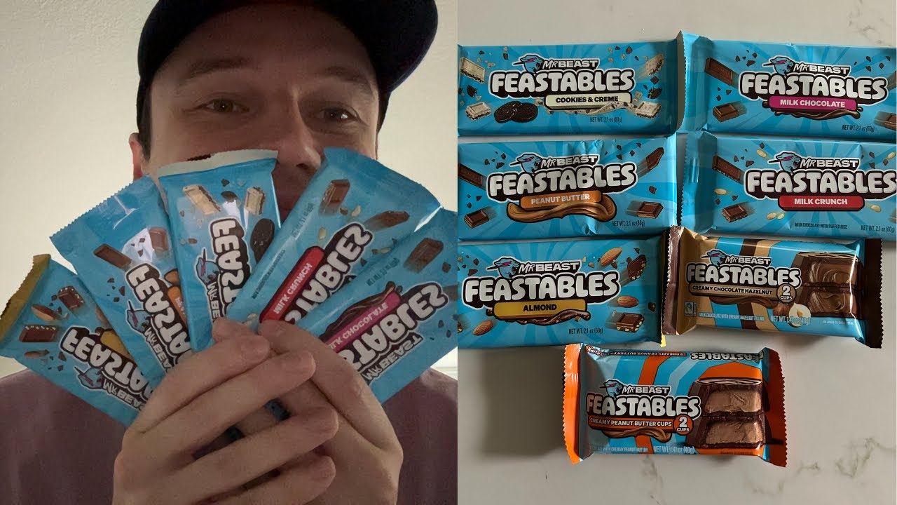Buying ALL the Feastables at Five Below, I Try Other Foods #6