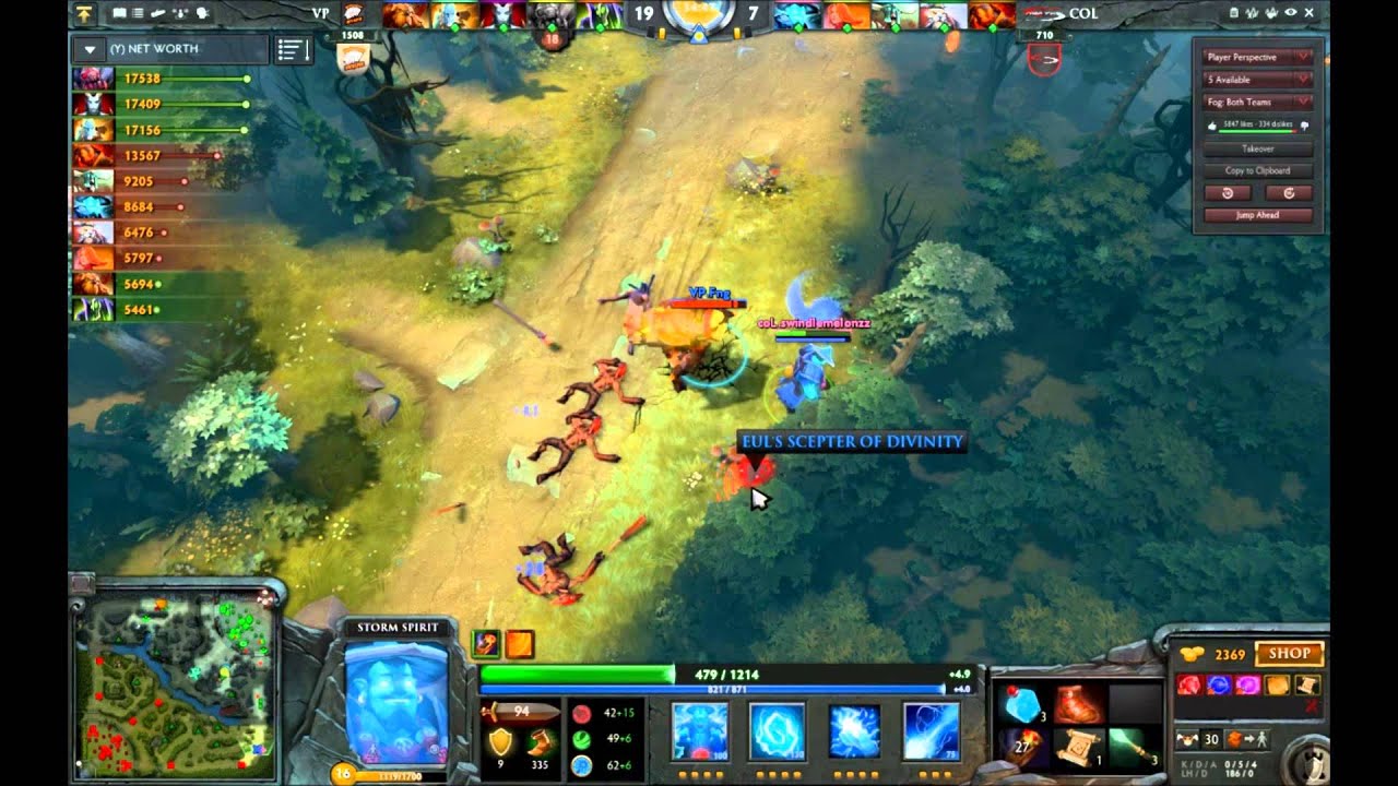 Player PoV Swindlemelonzz Eul's missplay vs VP game 3 TI5 LB