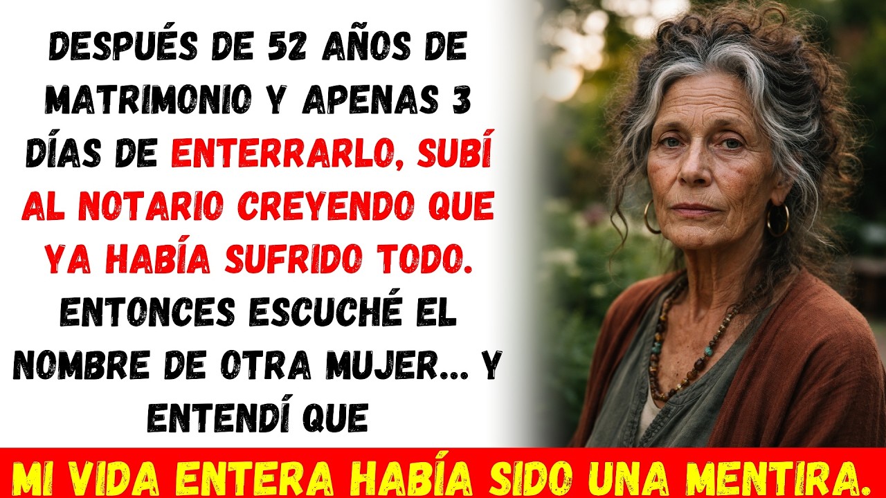 Pensé que lo peor terminó en el entierro… pero el notario destruyó mi vida