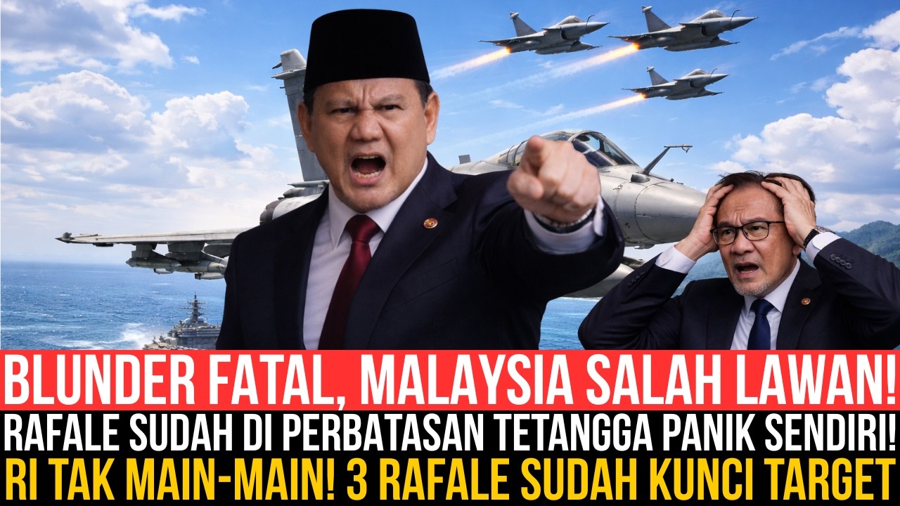 MALAYSIA SALAH LAWAN ⚠️ Indonesia Diam-Diam Geser 3 RAFALE ke Perbatasan — Siaga Tempur!⁉️