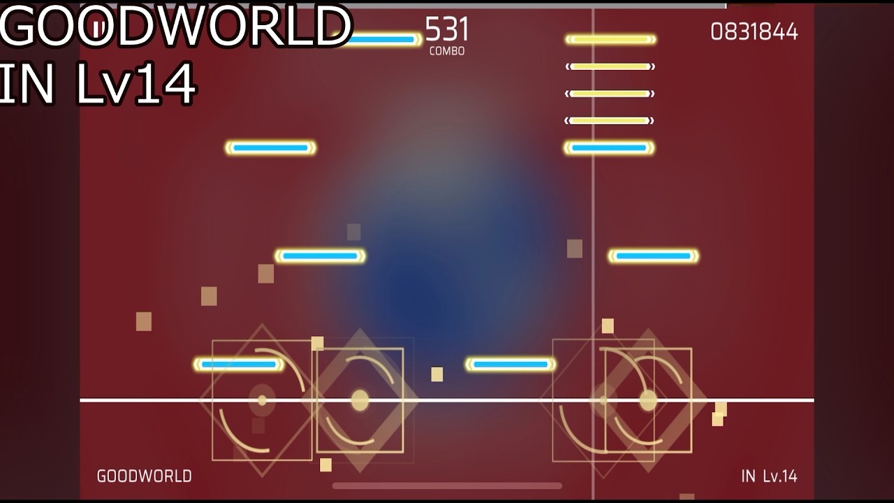 【Phigros】GOODWORLD ｜ IN Lv14｜スマホプレイ