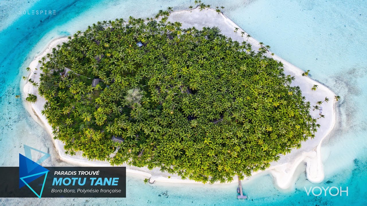 Bora-Bora | Île privée tropicale | Motu Tane | Polynésie française 🇵🇫 | Voyage 4K