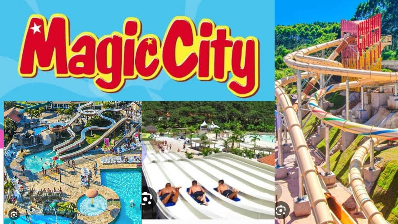Magic City parque aquático Suzano diversão em São Paulo vídeo completo