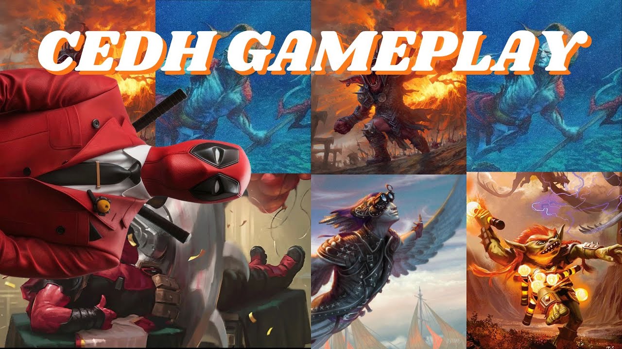 cEDH Gameplay Double Sleeved MTG: Deja-vu: Rog/Thras X Rog/Thras X Malcolm/Vial Smasher X Deadpool