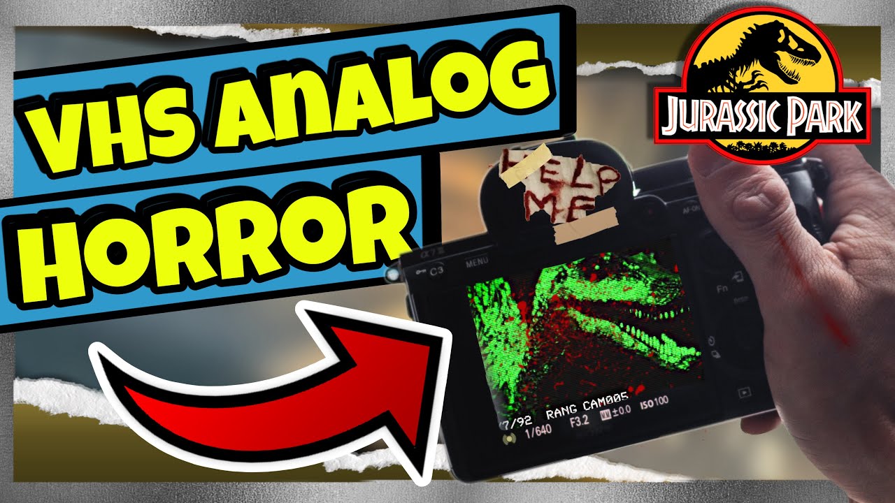 Geheimes Material gefunden! | Jurassic Park VHS Analog Horror Video | #reaction