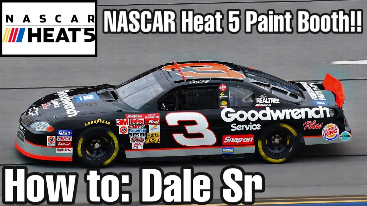 (Как вернуться в NASCAR) Nascar Heat 5 Paint Booth Дейл Эрнхардт