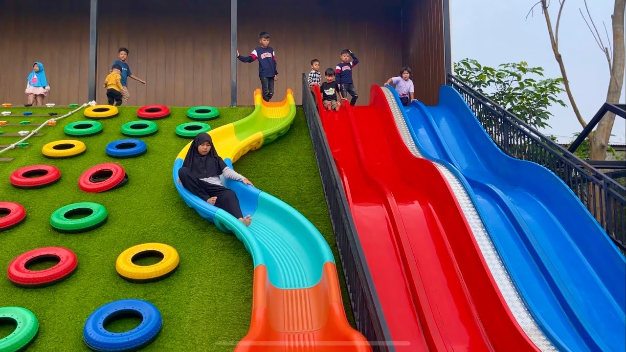 ASIK BERMAIN BERSAMA TEMAN DAN FIKRI LUCU - The Nice Playland Pasar Kamis Tangerang
