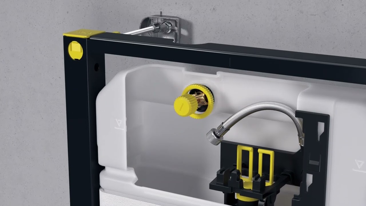 Viega Prevista Dry WC : plaque de pied renforcée & raccordement Smartpress