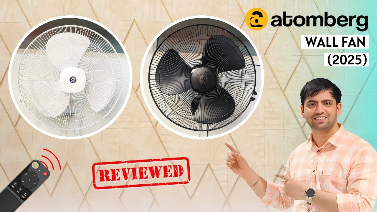 Best BLDC Wall Fan in 2025? Atomberg Renesa 400mm/16in Full Review, Assembly, & Testing
