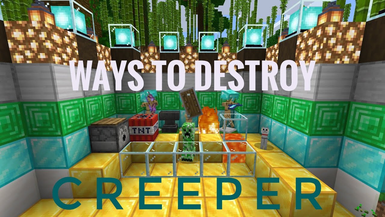 14 Ways to Torture Creeper In Minecraft
