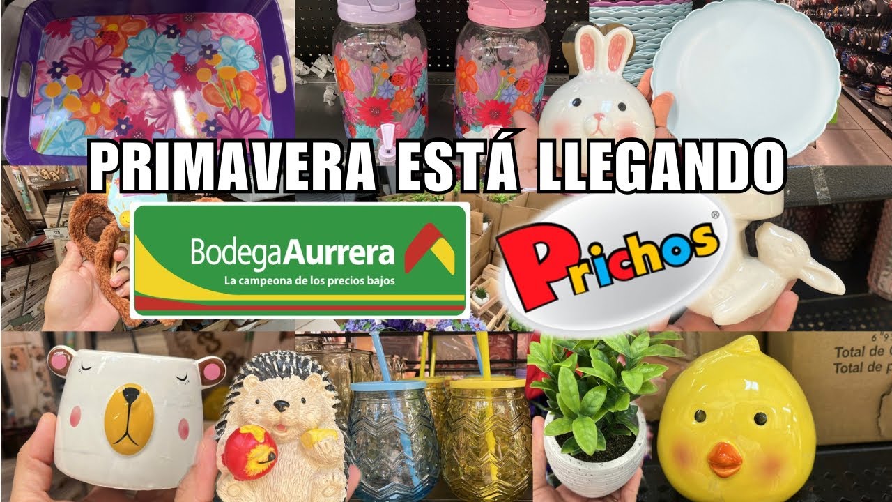 ‼️LLEGÓ LA PRIMAVERA BODEGA AURRERÁ Y PRICHOS🌷🐰Novedades para Decorar