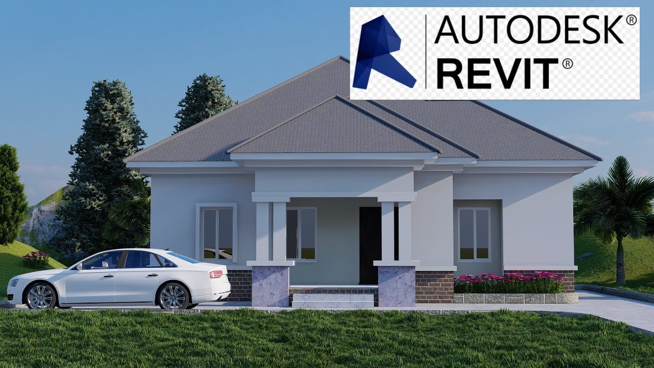 Revit 2023; Complete tutorial for beginners in Revit + Lumion render.