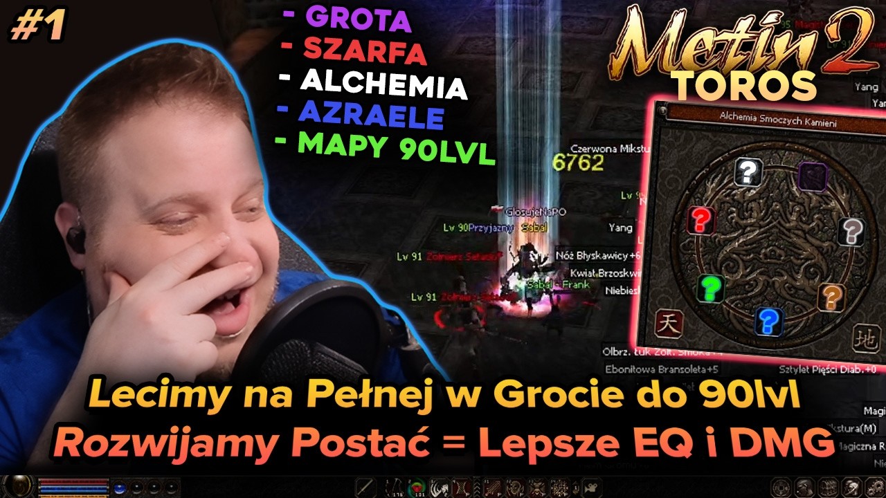 Sabal - Metin2 - Treasure Toros - Start Serwera - Inwestujemy w postać i wbijamy 90lvl - Dzień 1