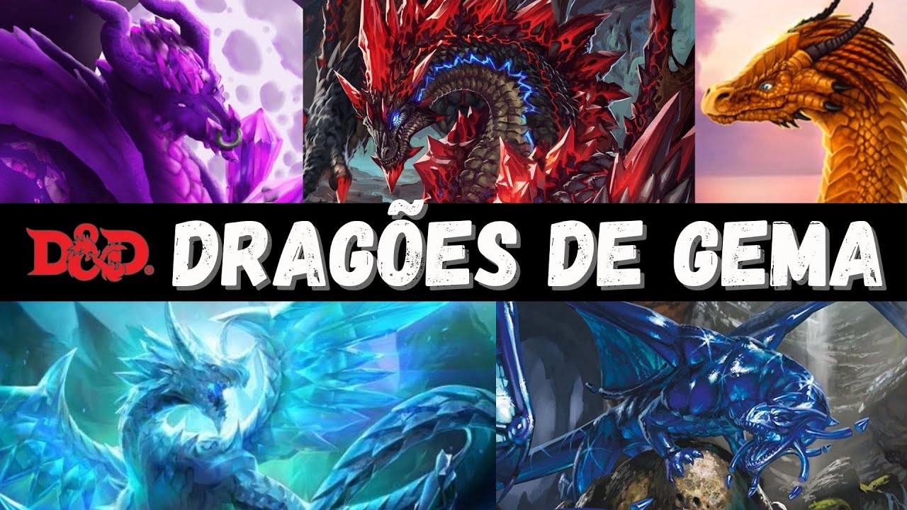Série Monstros de D&D: Dragões de Gema