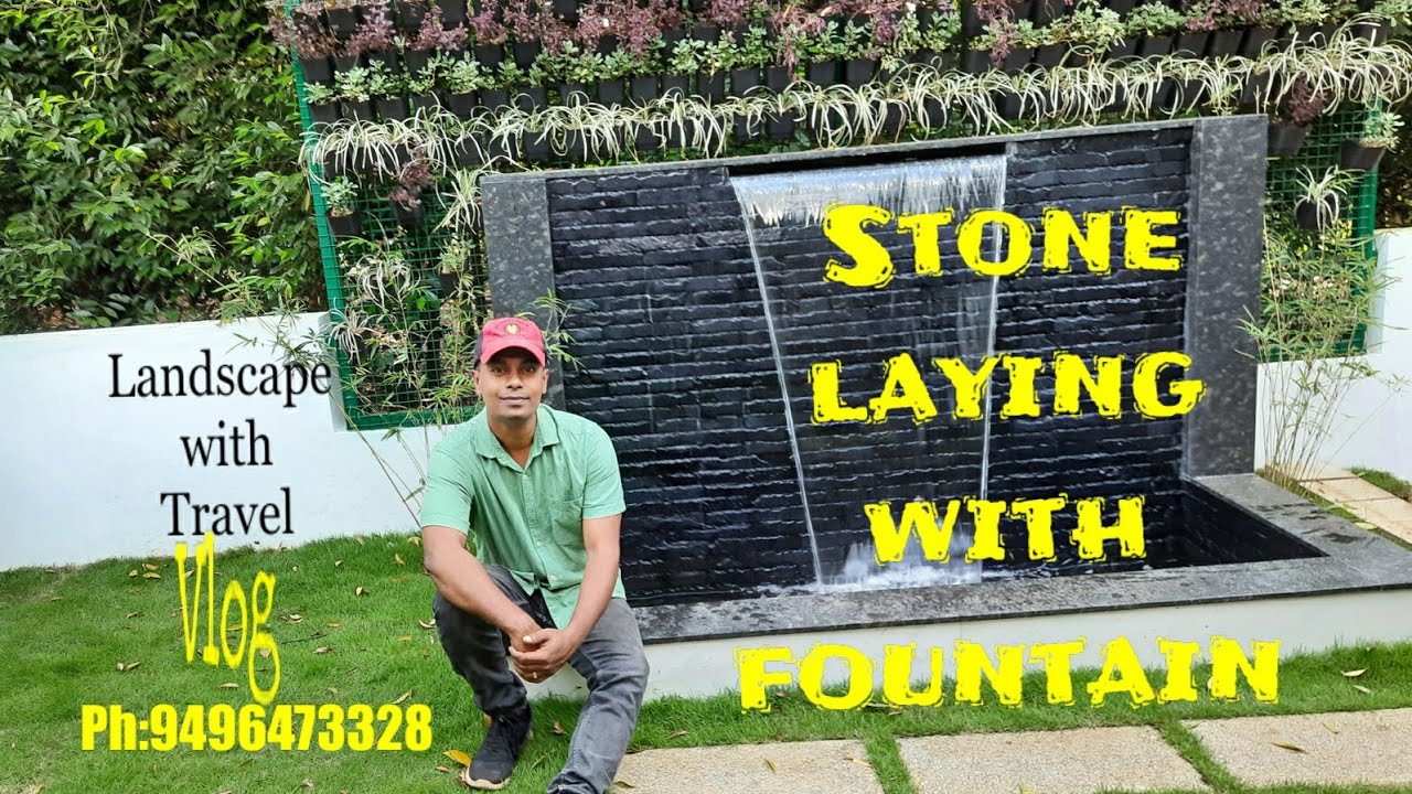 Stone Laying with fountain mob;9496473328