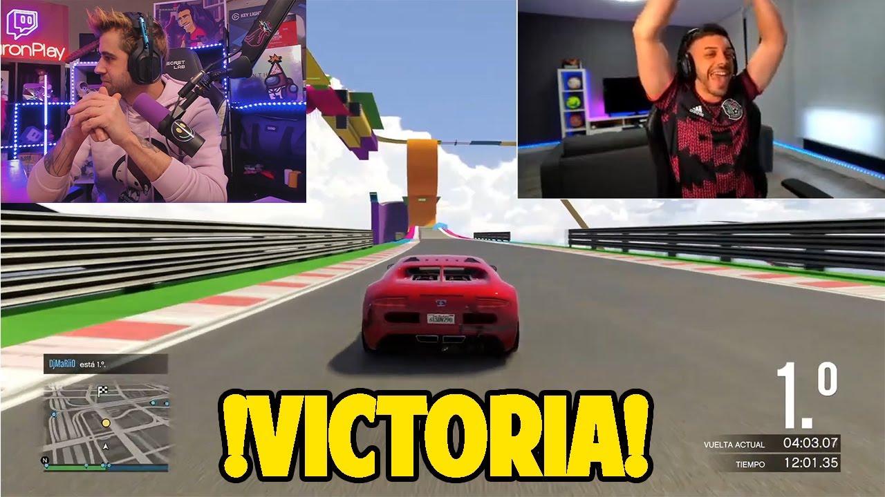 DjMaRiiO GANA UNA CARRERA MIENTRAS DISCUTEN DE DOBLAJE
