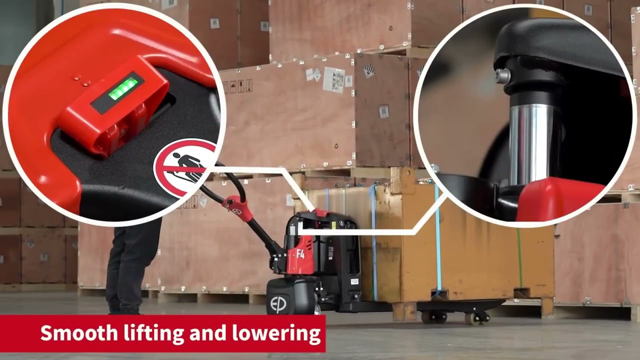 F4 The best in class Electric Pallet Truck from EP Equipment