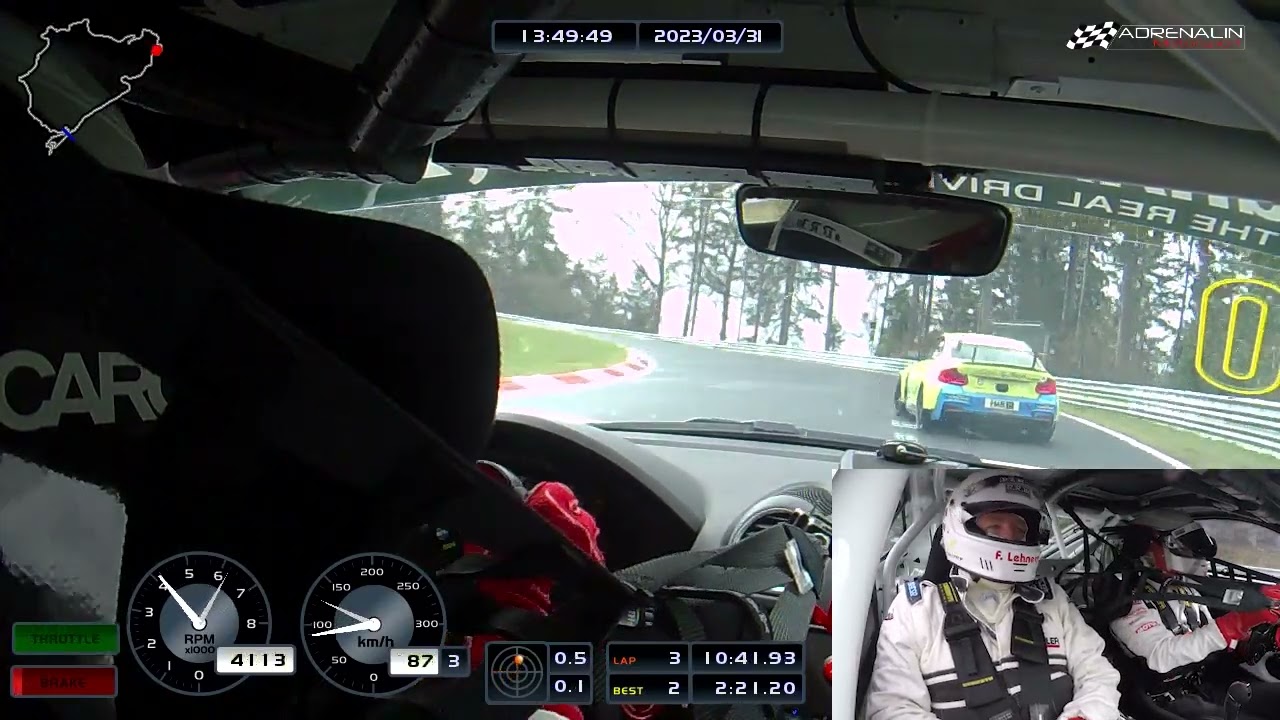 Renntaxi-Fahrt im Porsche Cayman GT4 @AdrenalinMotorsport