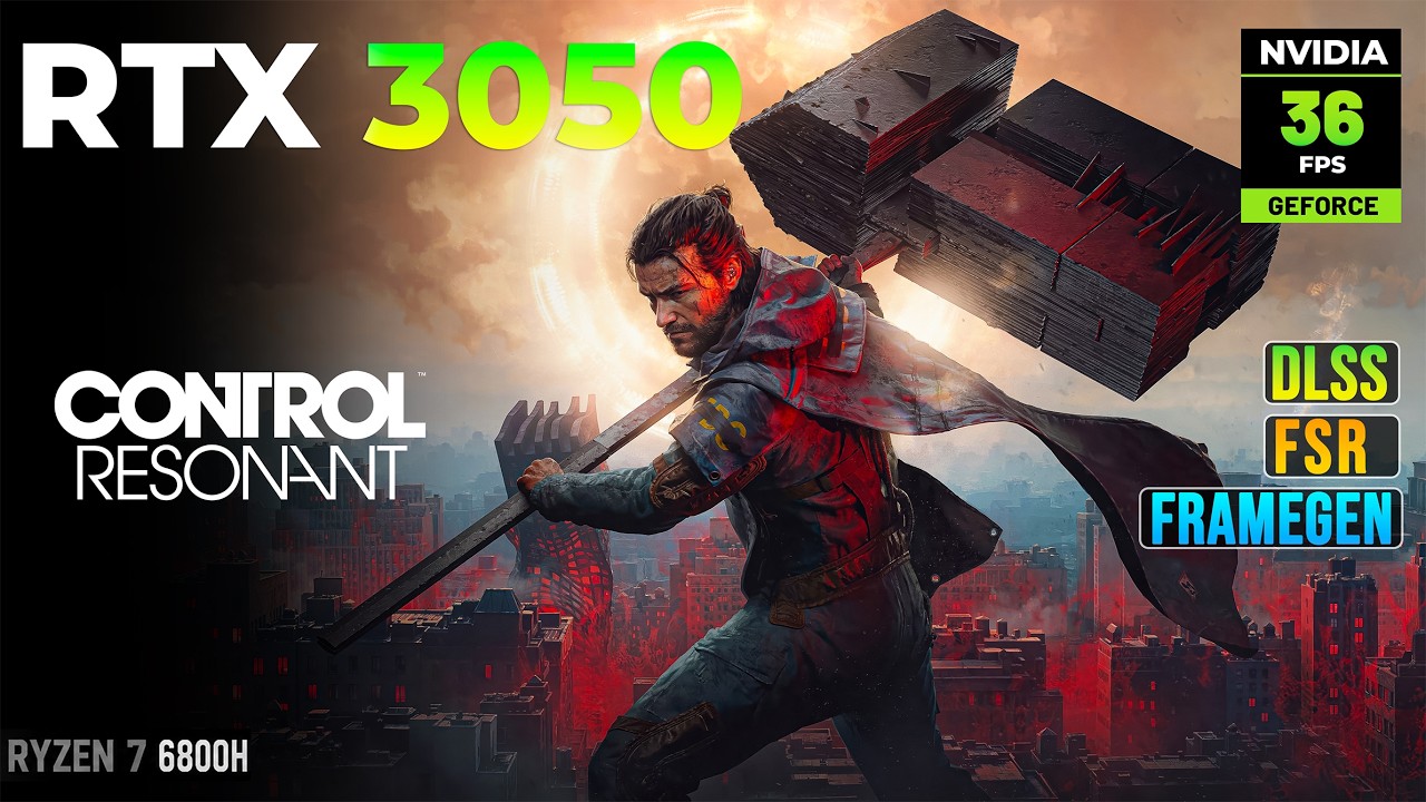 Can RTX 3050 4GB Handle CONTROL RESONANT? | 1080P Multi Settings Gametest!