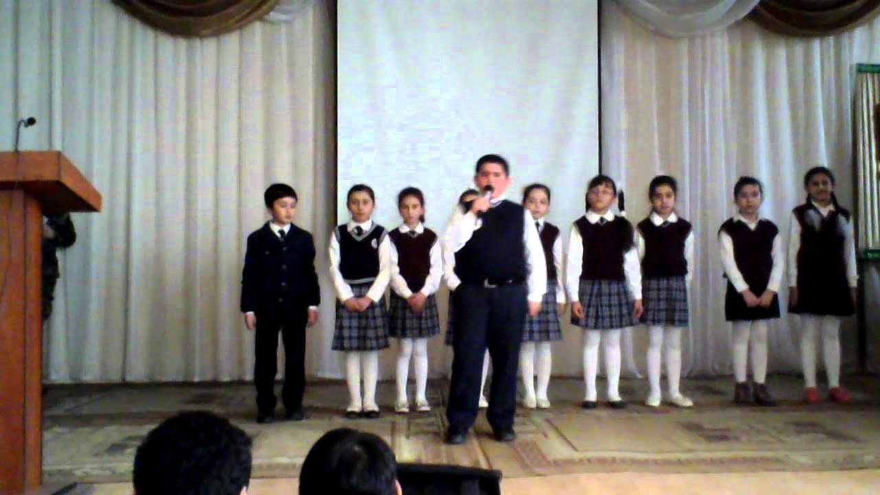 Xırdalan 1 nömrəli məktəb Xocalı tədiıri 2014