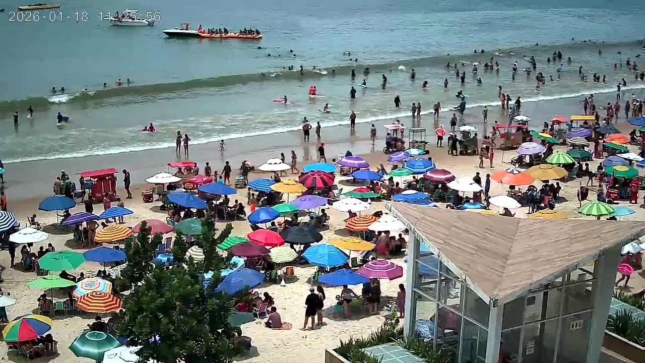 🔵🏖️ Praia do Morro &mdash; Domingo 18/01/2026 em Guarapari ES &agrave;s 11:20