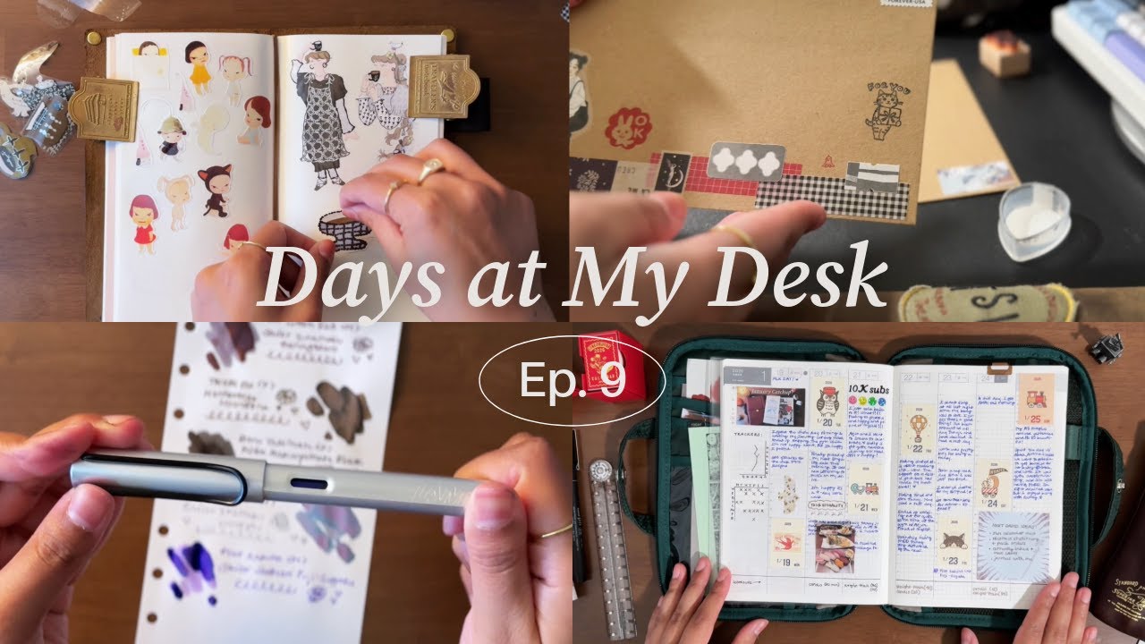Days at My Desk (ep. 9) ✸ currently inked, honest thoughts, Hobonichi spring release, and more...