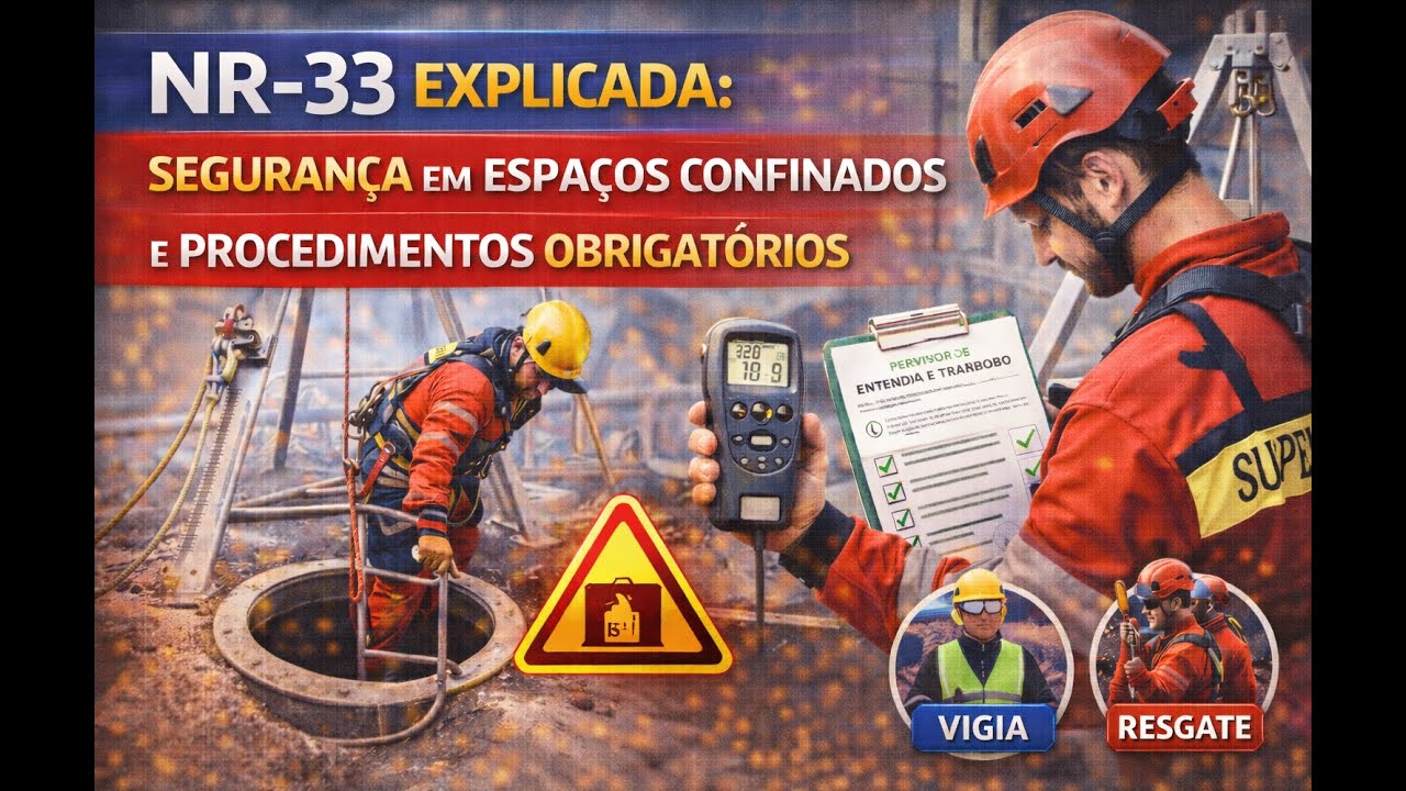 NR-33 - Permissão de Entrada, Monitoramento e Gestão de Riscos em Espaços Confinados