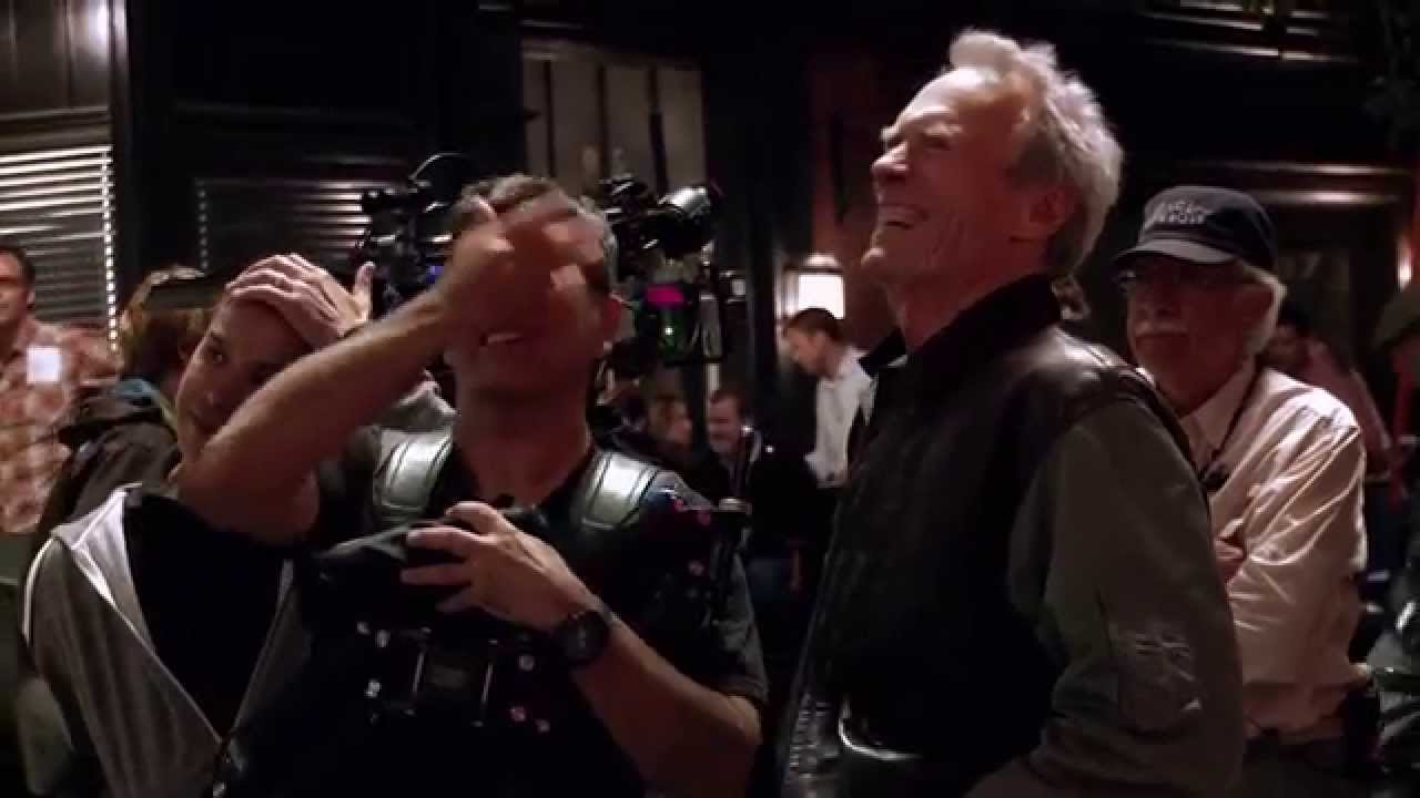 Clint Eastwood on the Set of JERSEY BOYS