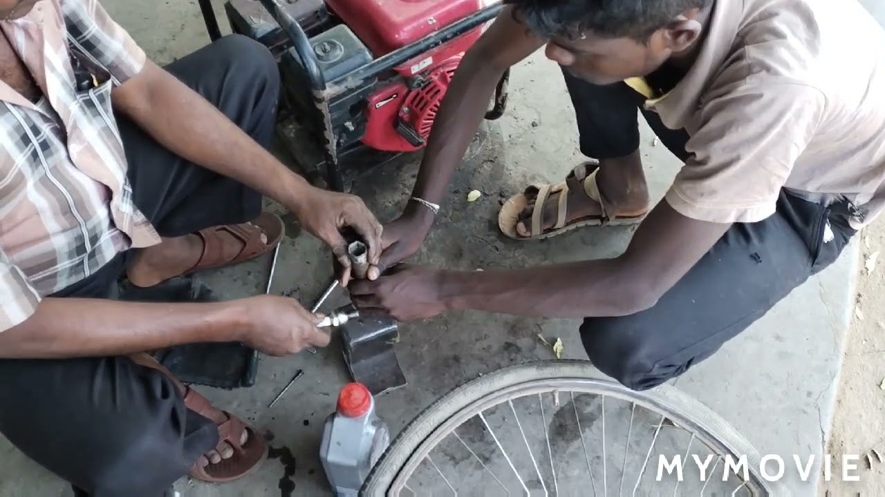 China Honda water pump starting problem/damage spark plug remove.#mechanical